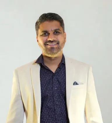 Ankur Kankonkar, Founder and CEO of IncluSeer. He is a visually impaired technologist and accessibility advocate.